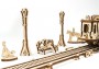 Wooden 3D Mechanical Puzzle – Tram Line