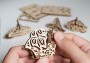 Wooden 3D Mechanical Puzzle U-Fidgets – Ships