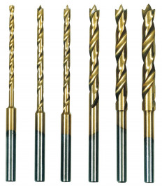 Sada vrtáků 6dílná s Ø 1,5 - 2 - 2,5 - 3 - 3,5 - 4 mm