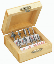 Frézy do dřeva - sada 10 ks