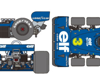 1:12 Tyrrell P34 Six Wheeler 50th Anniversary