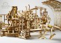 Dřevěné 3D mechanické puzzle – továrna na roboty