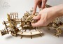 Dřevěné 3D mechanické puzzle – továrna na roboty