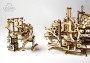 Dřevěné 3D mechanické puzzle – továrna na roboty