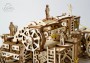 Dřevěné 3D mechanické puzzle – továrna na roboty