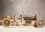 Wooden 3D Mechanical Puzzle – U-9 Grand Prix Car
