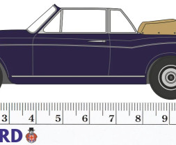 1:43 Rolls-Royce Corniche Convertible Open Indigo Blue