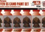 Andrea Waffen SS Camo Paint Set, Autumn Colors (6 pcs)