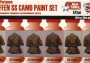 Sada barev Andrea – Waffen SS Camo Paint Set, Autumn Colors (6 ks)