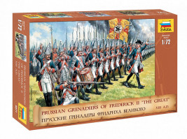 1:72 Prussian Grenadiers of Frederick II the Great (XIII A.D.)
