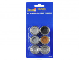 Sada emailových barev Revell – Car (6× 14 ml)