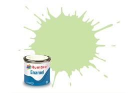 Barva Humbrol emailová č. 036 – Pastel Green Matt (14 ml)