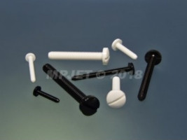 Polyamidový šroub M3×15, černý (10 ks)