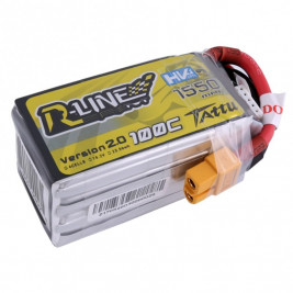 GENS ACE LIPO TATTU R-Line FPV serie - 4S 1550mAh 15,2V 4S1P HV (100C) Version 2.0