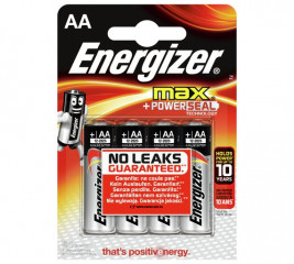 Energizer alkalická baterie 1,5V AA Max (4 ks)