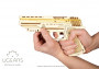 Wooden 3D Mechanical Puzzle – Wolf-01 Handgun