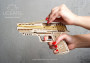 Wooden 3D Mechanical Puzzle – Wolf-01 Handgun