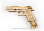 Wooden 3D Mechanical Puzzle – Wolf-01 Handgun