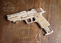 Wooden 3D Mechanical Puzzle – Wolf-01 Handgun