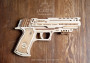 Wooden 3D Mechanical Puzzle – Wolf-01 Handgun