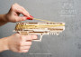 Wooden 3D Mechanical Puzzle – Wolf-01 Handgun