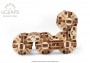 Dřevěné 3D mechanické puzzle – Flexi-Cubus