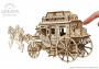Wooden 3D Mechanical Puzzle – Stagecoach