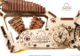 Dřevěné 3D mechanické puzzle – motocykl VM-02