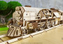 Wooden 3D Mechanical Puzzle – V-Expres Steam Train with Tender