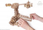 Dřevěné 3D mechanické puzzle – letecký simulátor