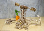 Wooden 3D Mechanical Puzzle – Aviator Mechanical Model Kit