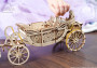 Dřevěné 3D mechanické puzzle – královský kočár