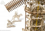Dřevěné 3D mechanické puzzle – věžový větrný mlýn