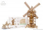 Wooden 3D Mechanical Puzzle – Tower Windmill