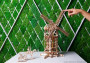 Dřevěné 3D mechanické puzzle – věžový větrný mlýn