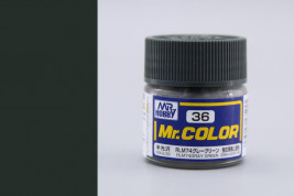 Barva Mr. Color akrylová č. 036 – Gray Green (10 ml)