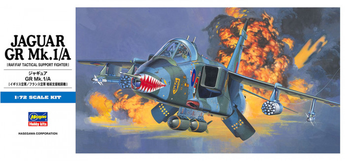 Hasegawa 1:72 SEPECAT Jaguar GR Mk.1/A 00432/D2