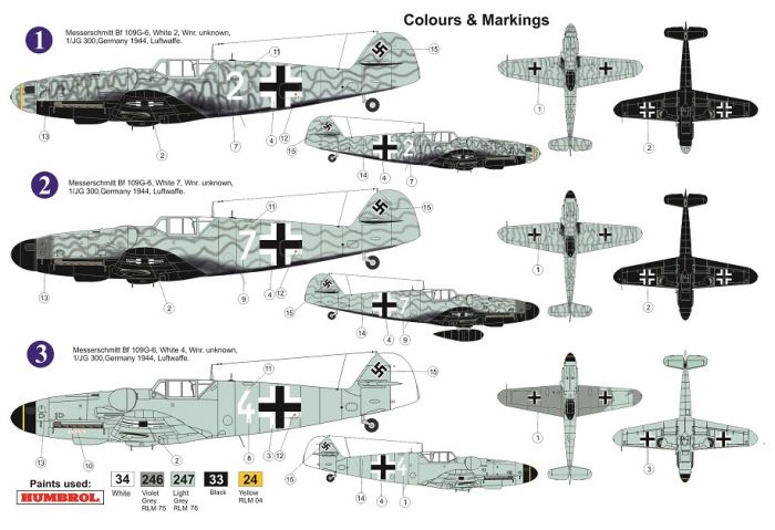 Asisbiz Messerschmitt Bf 109G2R6 6.JG5 Yellow 10 Hans
