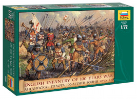 1:72 English Infantry of 100 Years War