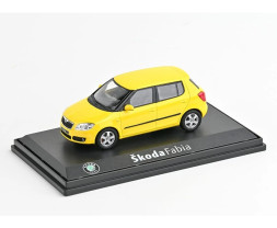 1:43 Skoda Fabia II (2006) – yellow Sprint