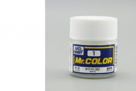 Barva Mr. Color akrylová č. 001 – White (10 ml)
