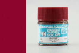 Barva Hobby Color akrylová č. 033 – Red Brown (10 ml)