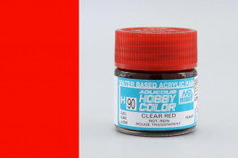 Barva Hobby Color akrylová č. 090 – Clear Red (10 ml)