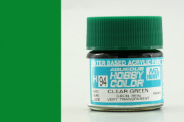 Barva Hobby Color akrylová č. 094 – Clear Green (10 ml)