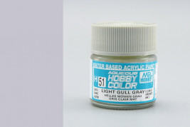 Barva Hobby Color akrylová č. 051 – Light Gull Gray (10 ml)
