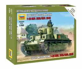 1:100 T-28 Soviet Tank