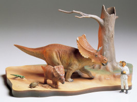1:35 Chasmosaurus Diorama
