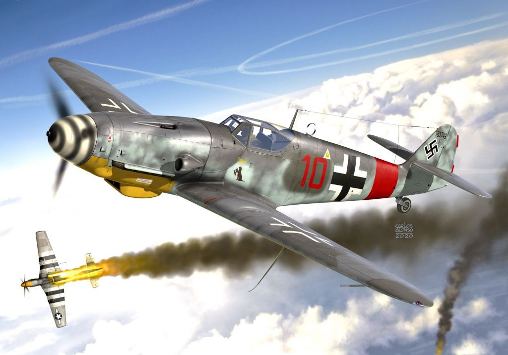 AZmodel 1:72 Messerschmitt Bf 109 G-14/AS „JG.300“ AZ7656