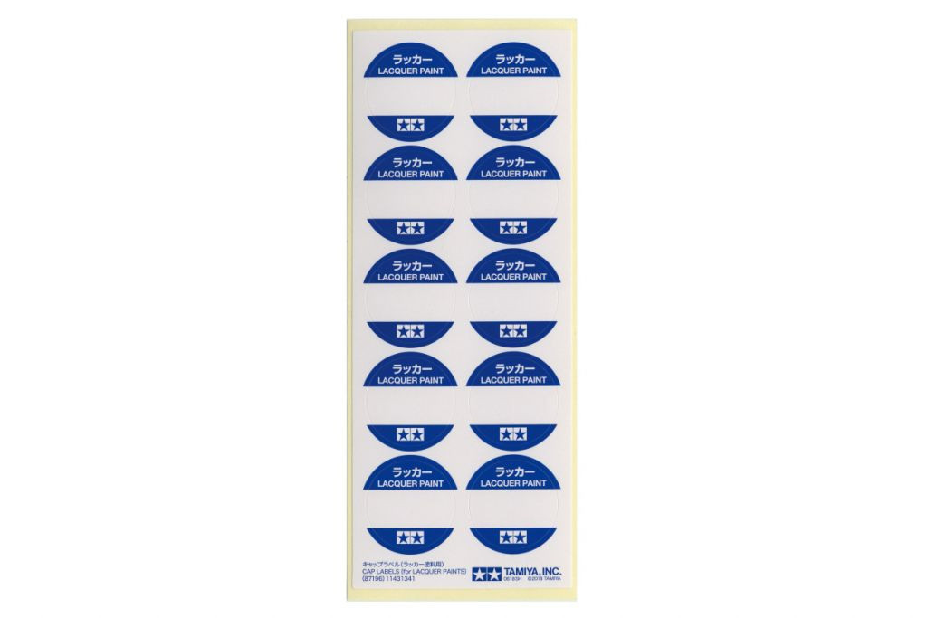 Náhled produktu - Cap Labels for Lacquer Paint (30 ks)