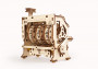 Dřevěné 3D mechanické puzzle – mechanické počítadlo.